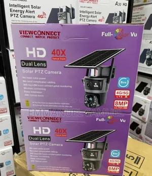 Dual Lens Solar PTZ Camera