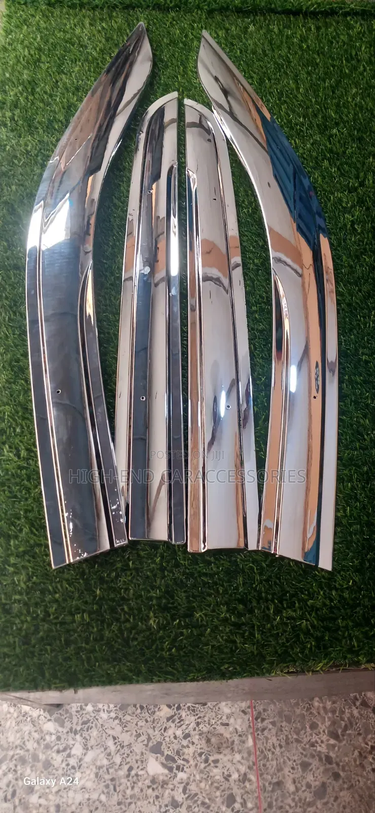 Sun Visor Chromed