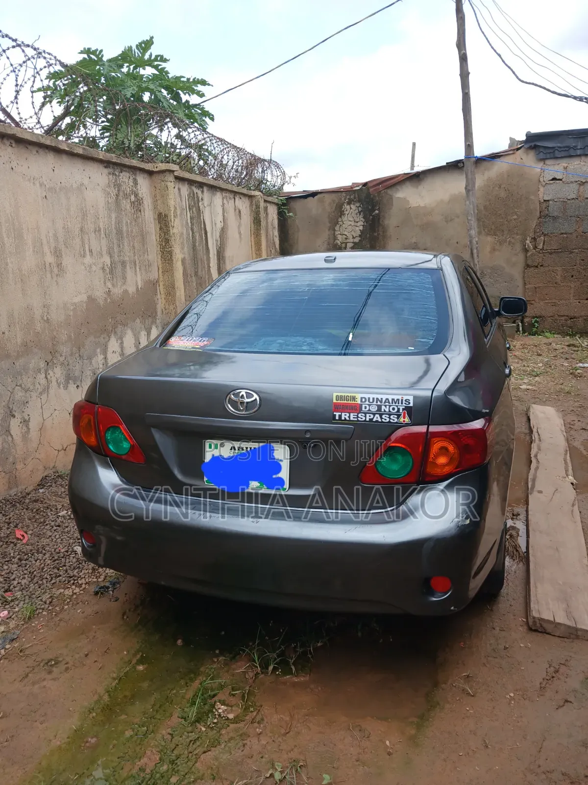 Toyota Corolla 2009 Gray
