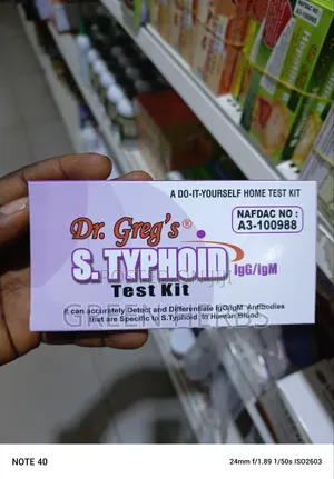 Dr. Greg's S. Typhoid IgG/IgM Test Kit