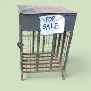 Grey Multi-Purpose Metal Cage :Dog Pet Cage, Cylinder Gen House