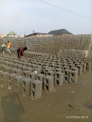 Building Cement Block in Lagos Mainland