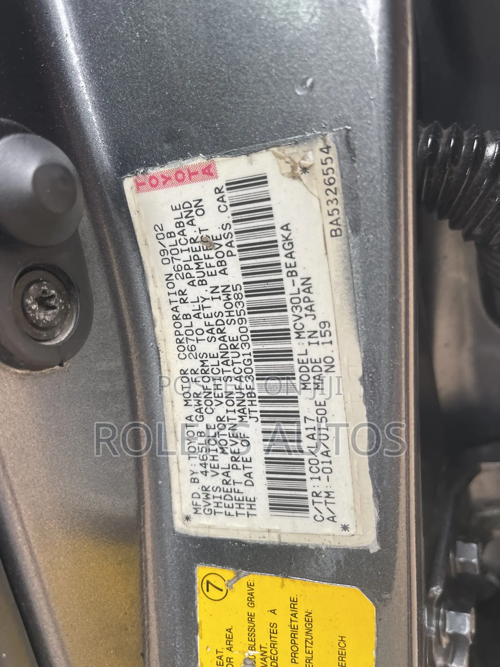 Lexus ES 300 2003 Green