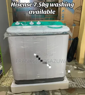7.5 Kg Hisense Semi-Automatic Twin Tub Washing Machine – Brand New