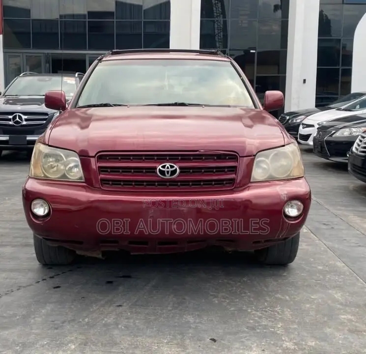 Toyota Highlander 2002 Red
