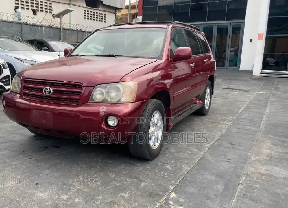 Toyota Highlander 2002 Red