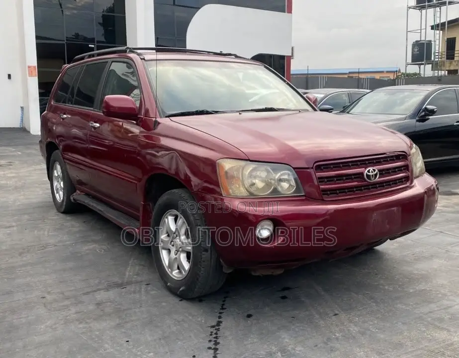 Toyota Highlander 2002 Red