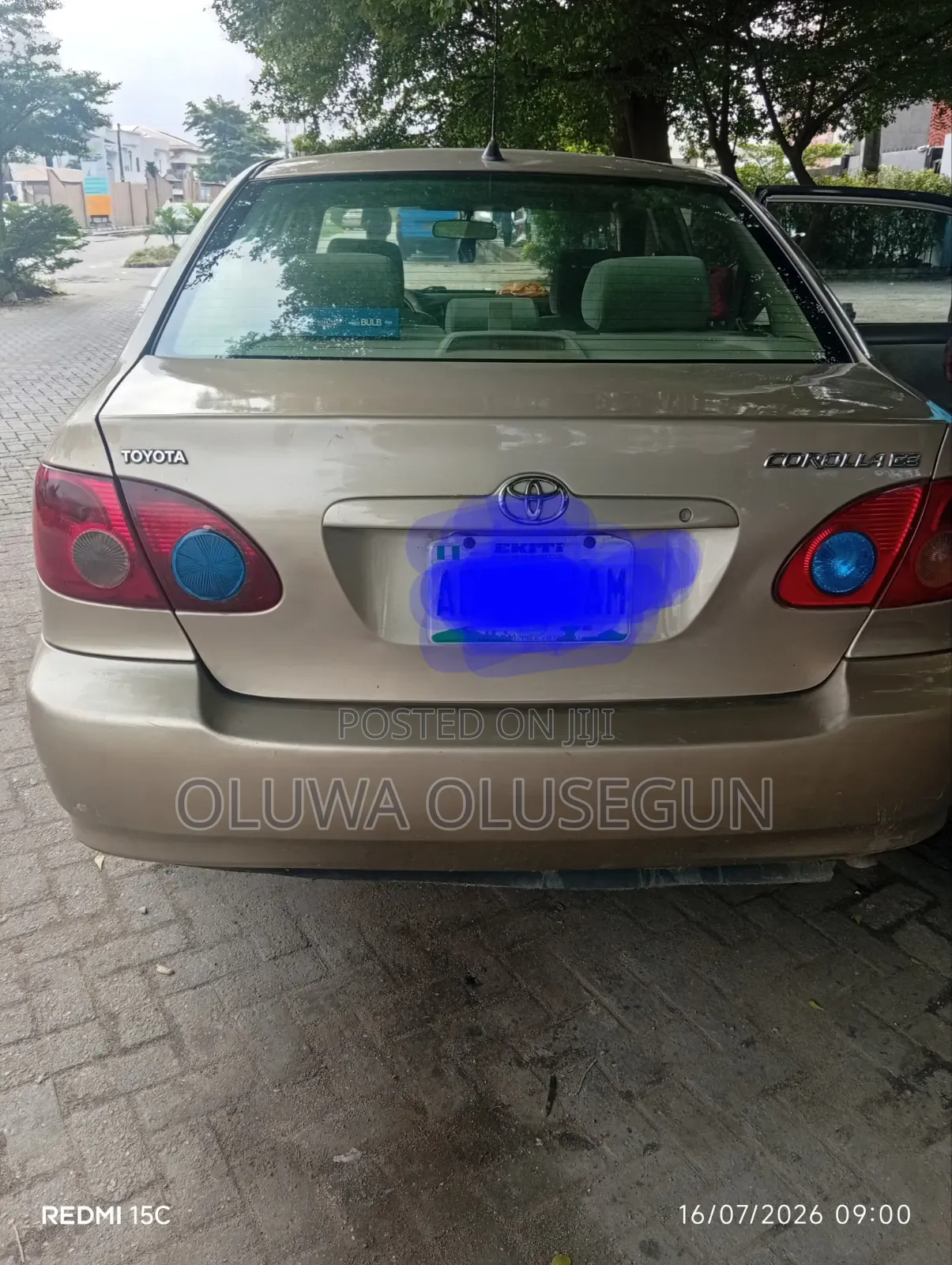 Toyota Corolla 2005 Gold