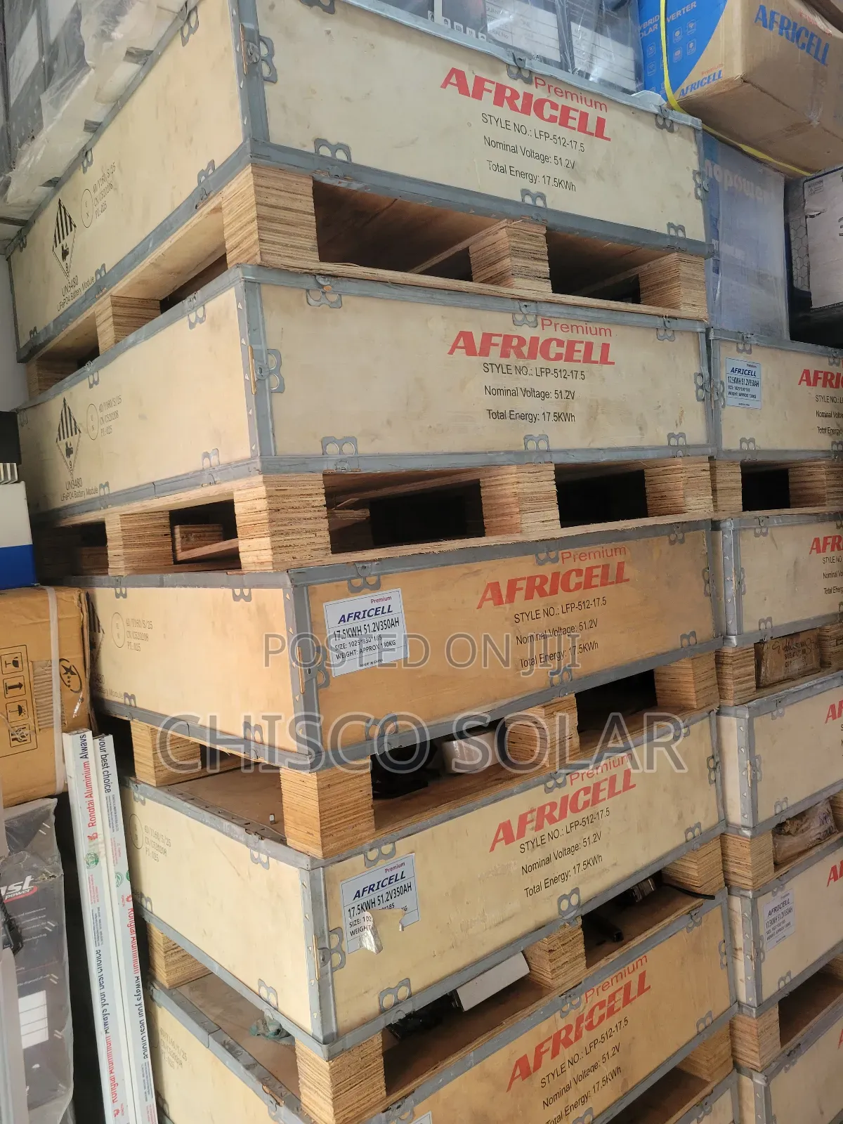 17.5kwh Africell Lithium Batteries