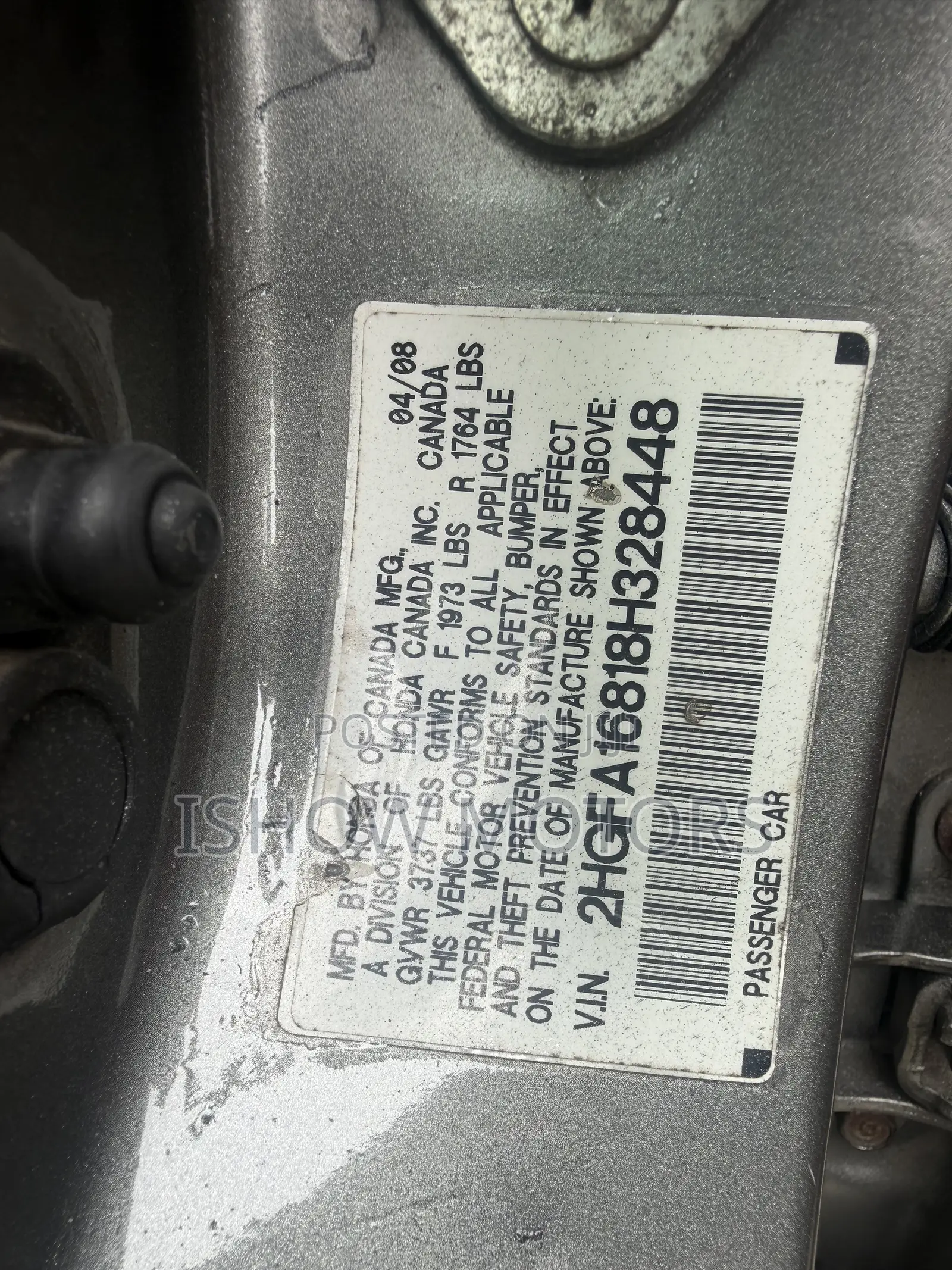Honda Civic 1.4 2008 Gray
