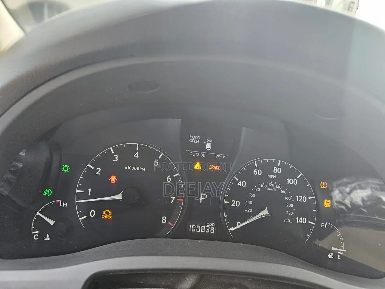 Lexus RX 2011 Gold