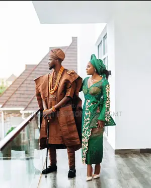 Luxury Sienna Emerald Traditional Couple Set