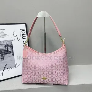 Quality Leather Pattern Crossbody Coach Handbag With Adjustable Strap