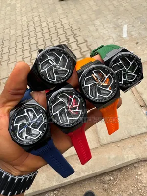 Rick Rubber Spinning Wristwatch