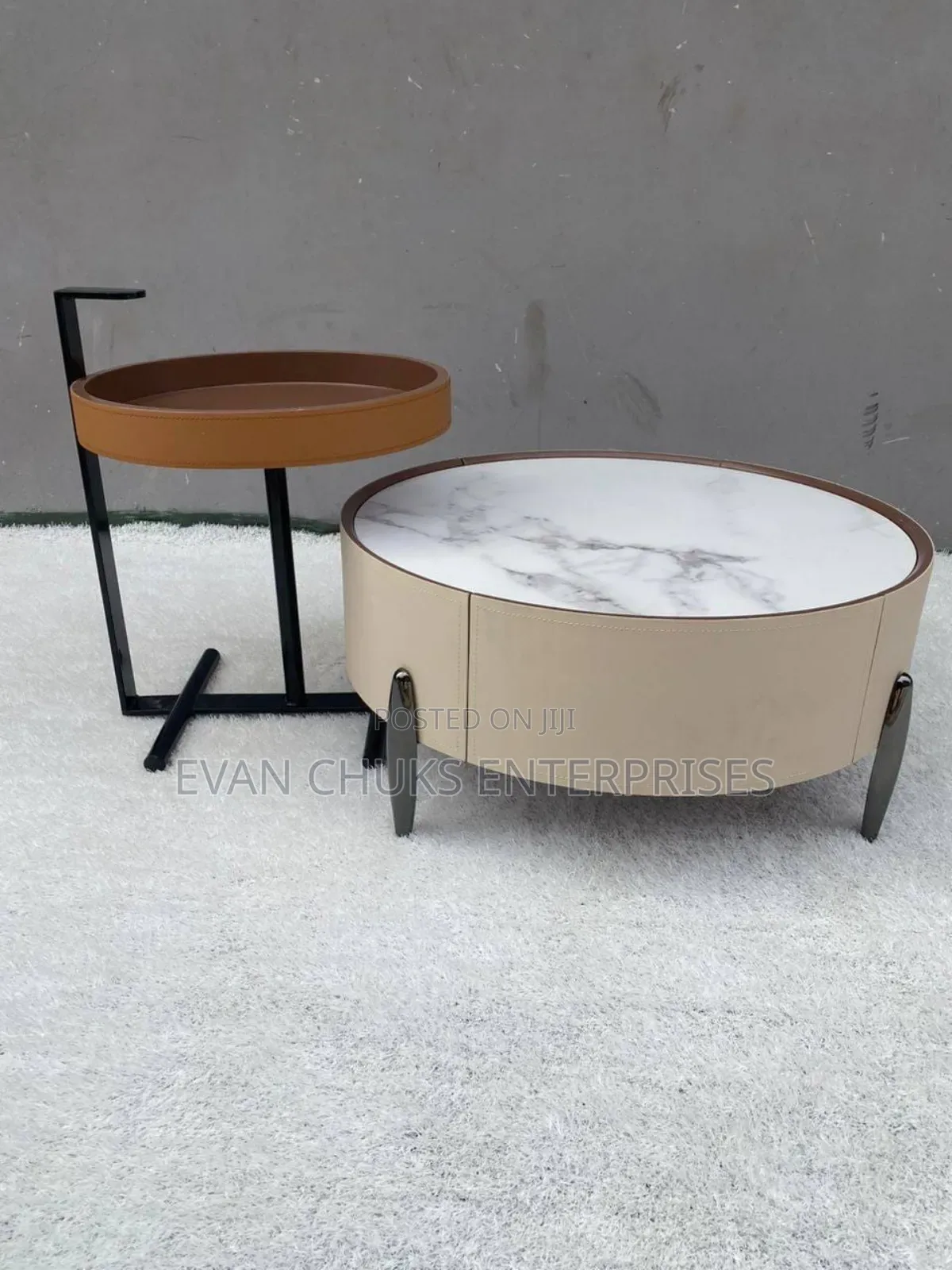 2 In1 Marble Center Table High Quality