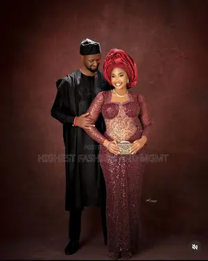 Crimson Traditional Couple Set