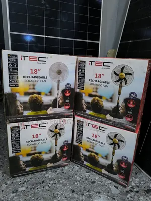 ITEC 18 Inches Solar Rechargeable Fan