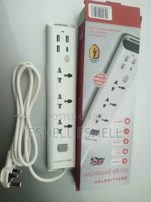 Original Ellington 5 Way Extension Box With Surge Protector