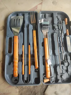 18-Piece Stainless Steel BBQ Grill Tool Set With Storage Case