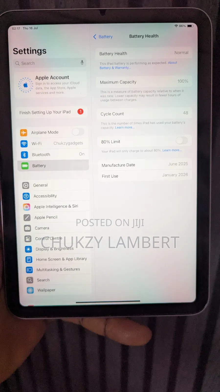 Apple iPad mini 7 128 GB Gray