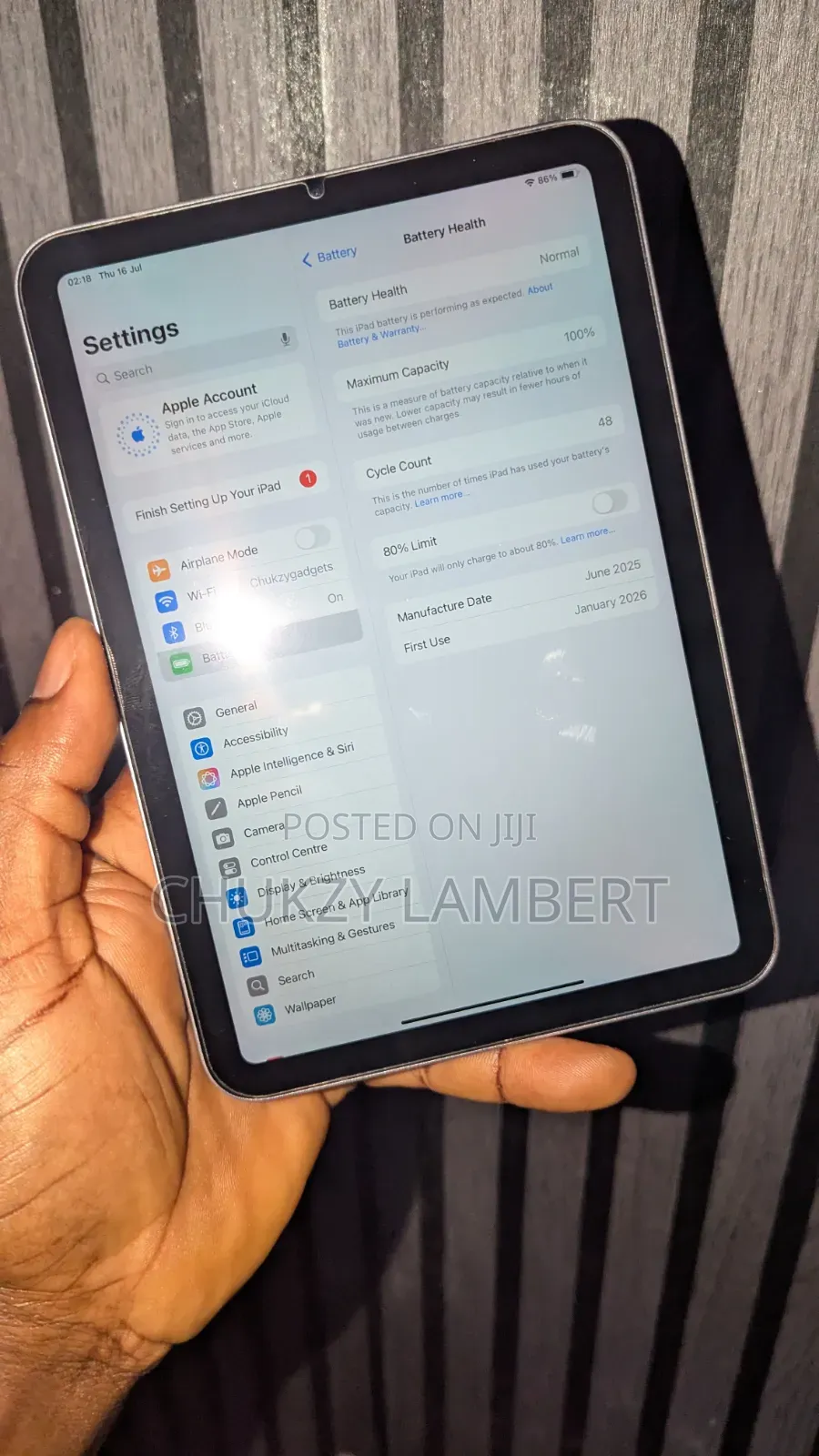 Apple iPad mini 7 128 GB Gray