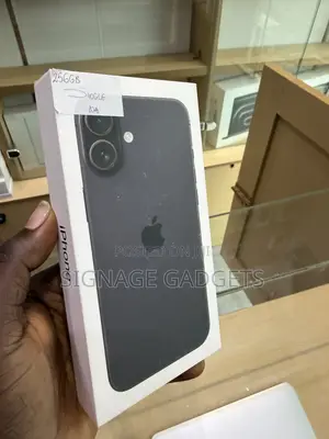 New Apple iPhone 16 Plus 256 GB Black
