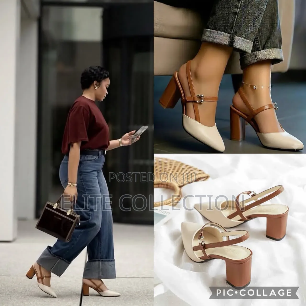 Luxe Super Comfy Block Heels Size: 37-43
