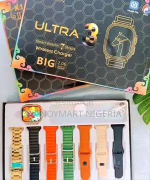 X10 Ultra 3 Smartwatch 7-in-1 Combo Box