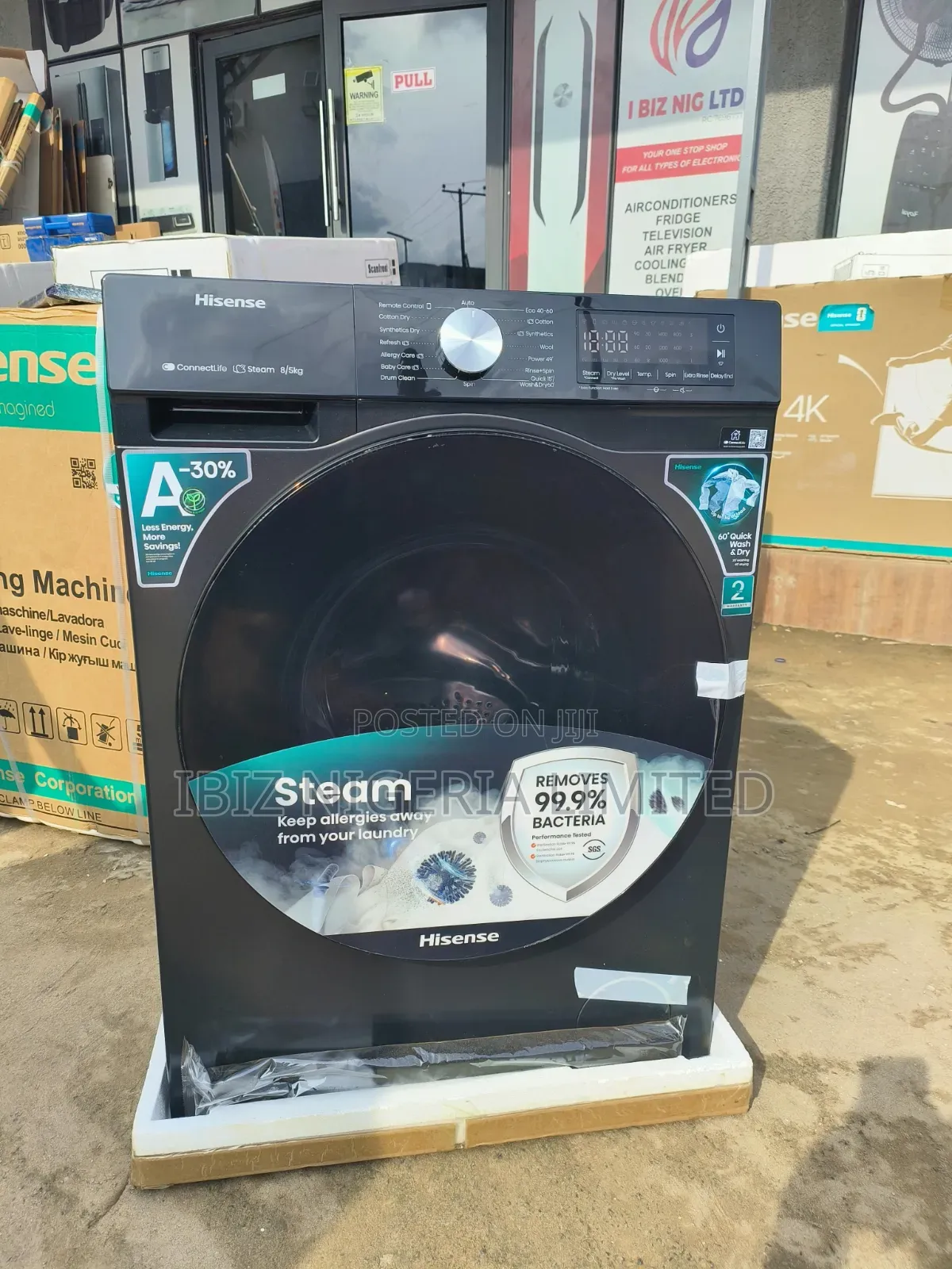 Hisense 8/5kg Washing Machine (Front Load)