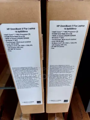 New Laptop HP OmniBook 5 Flip 16GB SSD 512GB