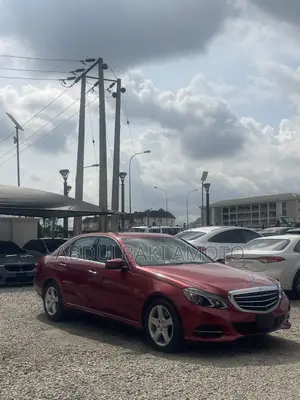 Mercedes-Benz E350 2014 Red