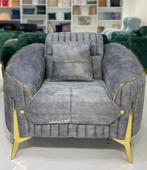 Complete Set of Chair Made With Velvet Materials