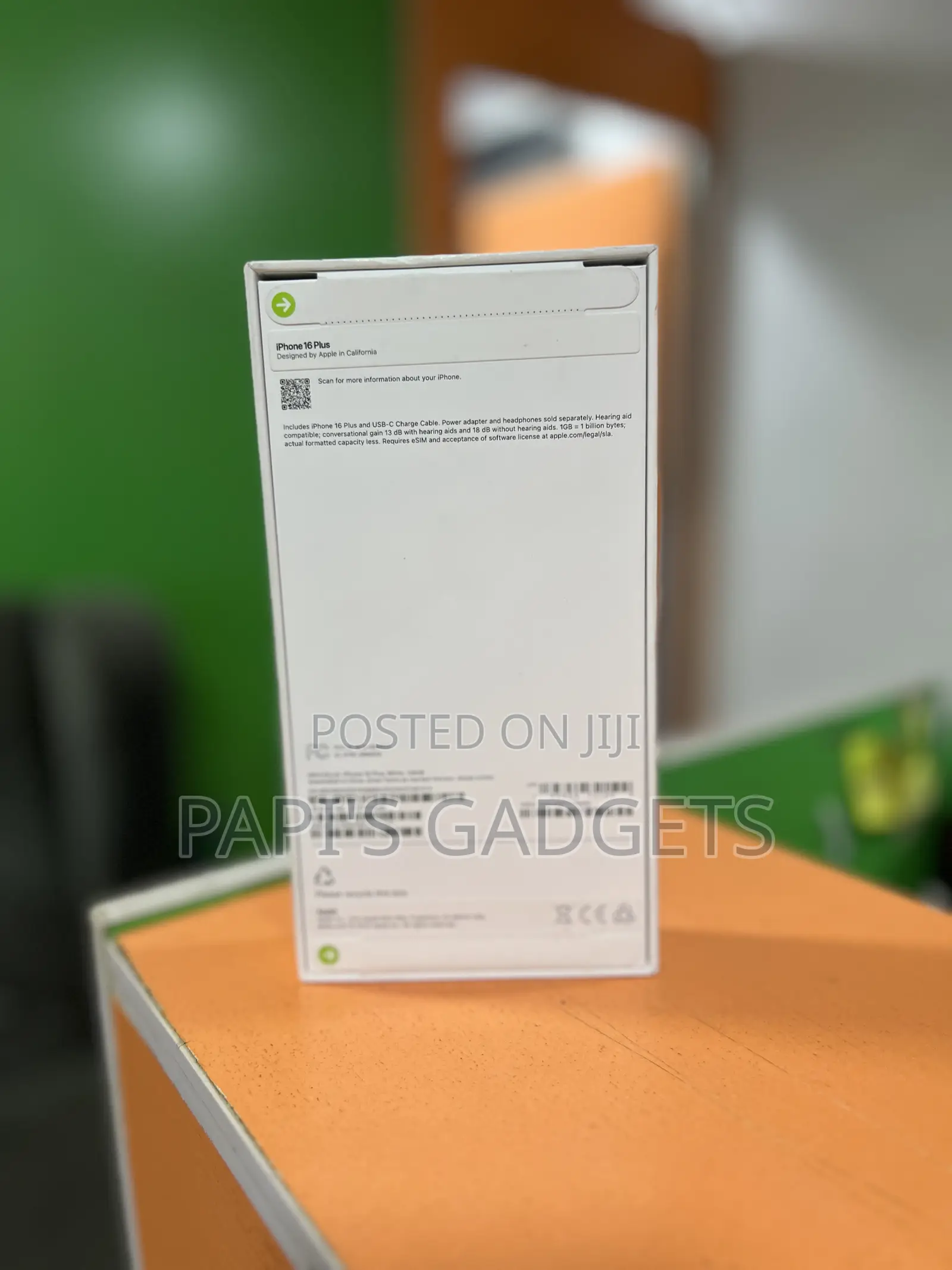 New Apple iPhone 16 Plus 128 GB White