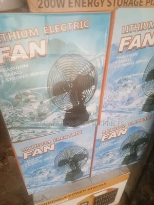 Lithium Electric Table Fan Double