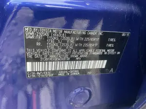 Toyota RAV4 LE 4dr SUV (2.5L 4cyl 6A) 2015 Blue
