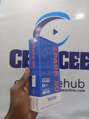 New Tecno Spark 50 128 GB Black