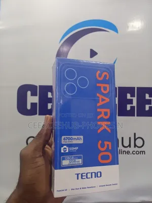 New Tecno Spark 50 128 GB Black