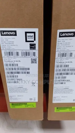 New Laptop Lenovo 16GB Intel Core i7 SSD 512GB