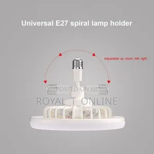 Ceiling Fan in Abuja. Portable Roof Bulb Fan With Light Abuja.