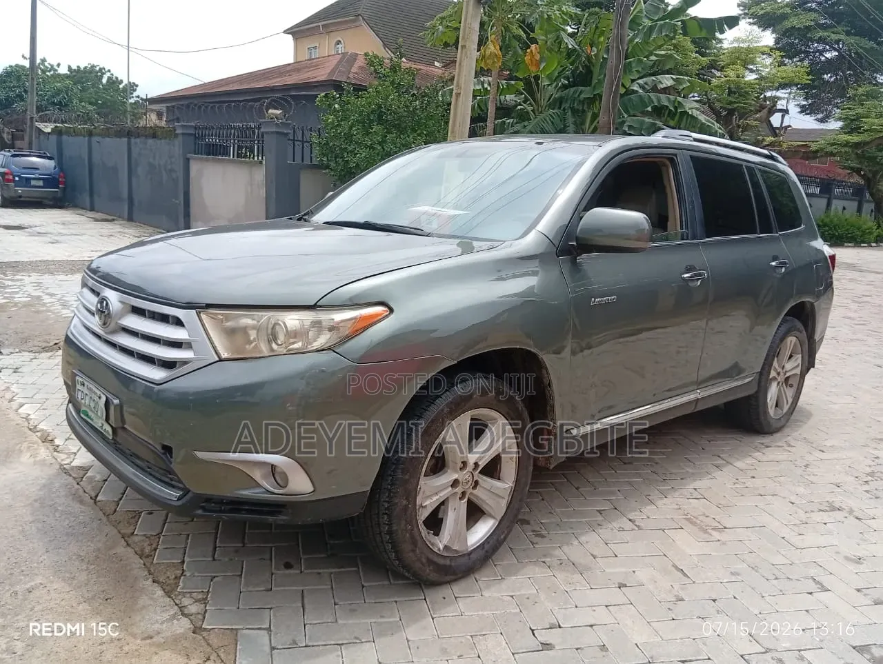 Toyota Highlander 2013 Green