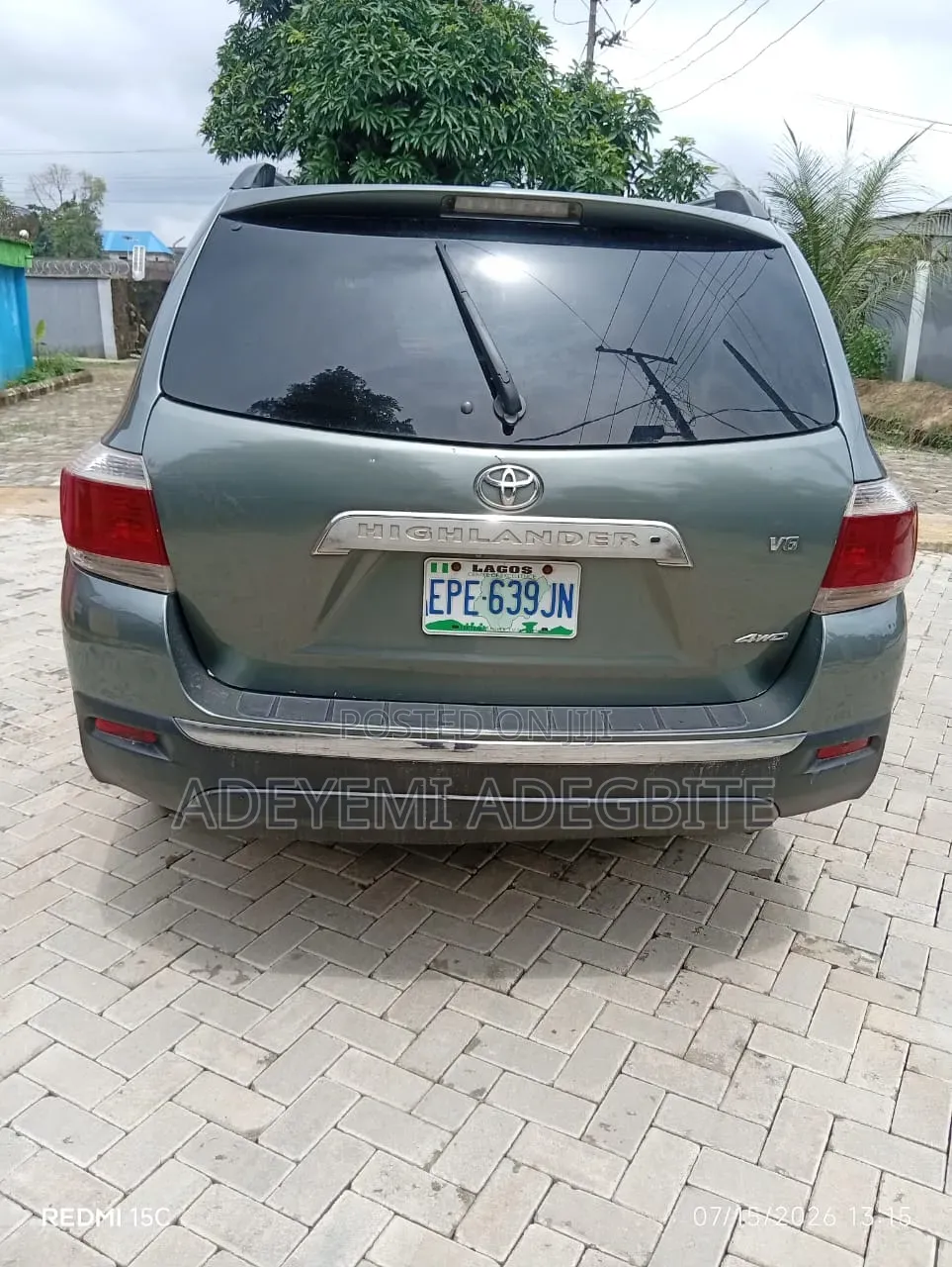 Toyota Highlander 2013 Green