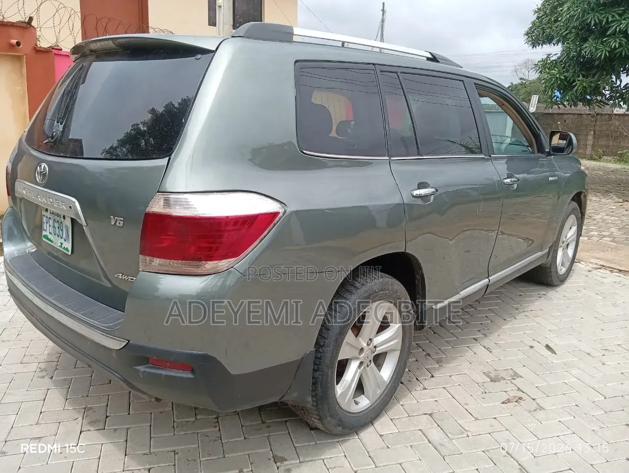 Toyota Highlander 2013 Green