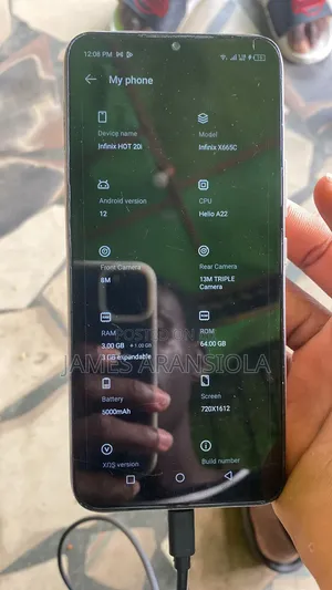 Infinix Hot 20i 64 GB Gold
