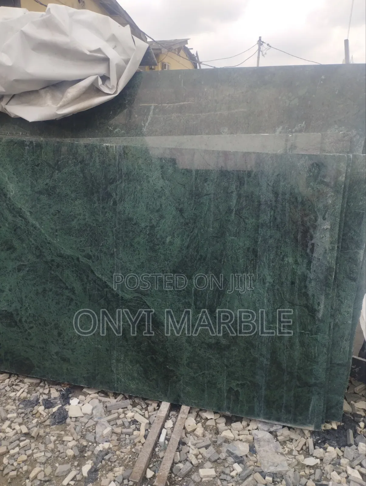 Green Marble Slab