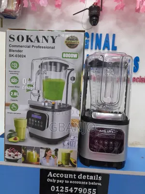 Sokany Commercial Blender