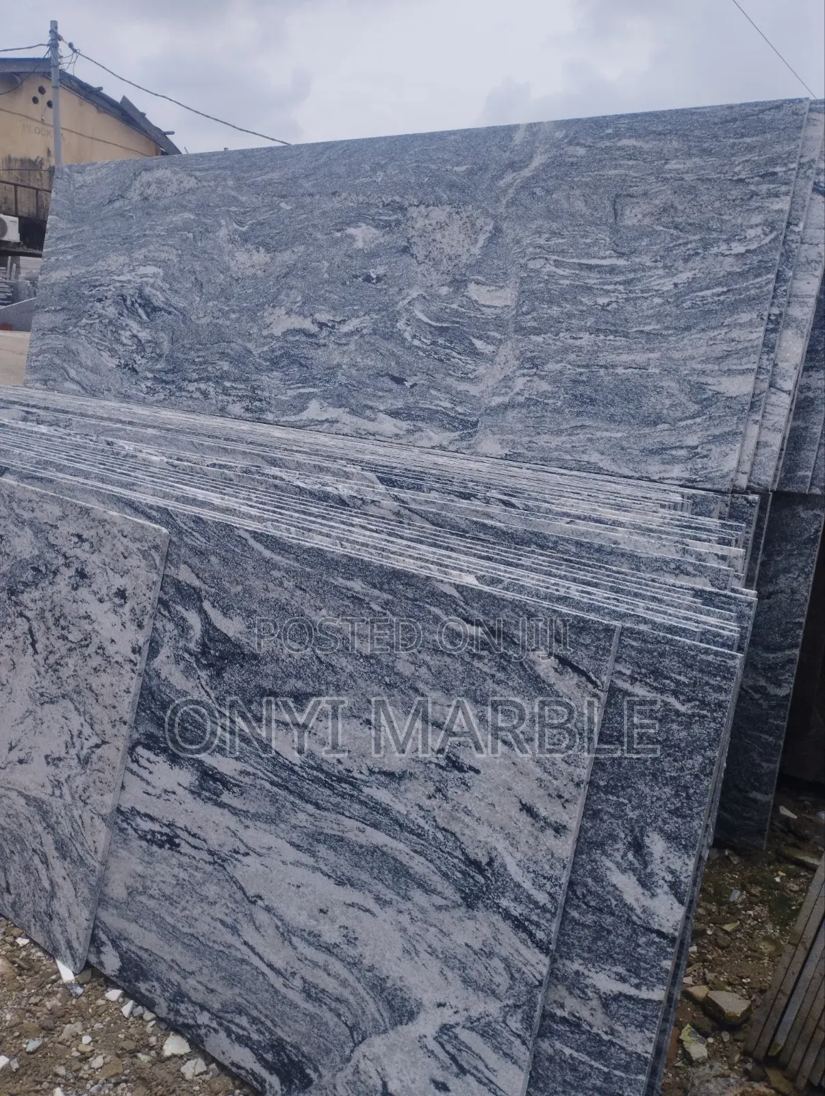 Forest Black Granite Slab