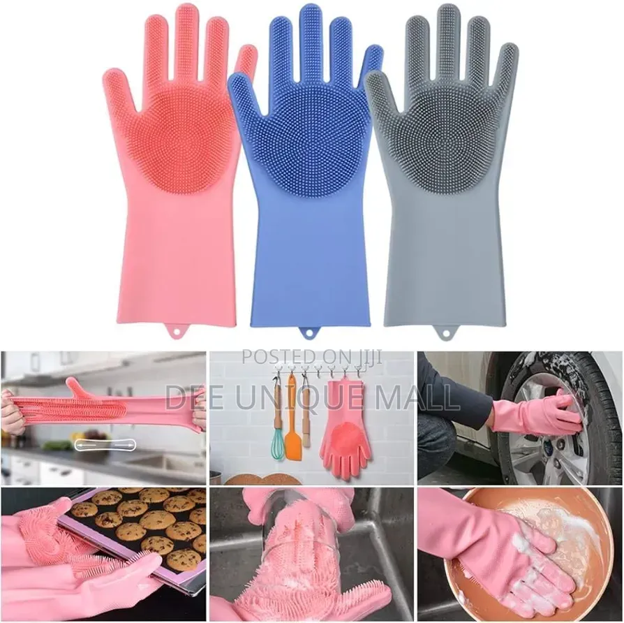 Magic Silicone Dishwashing Gloves