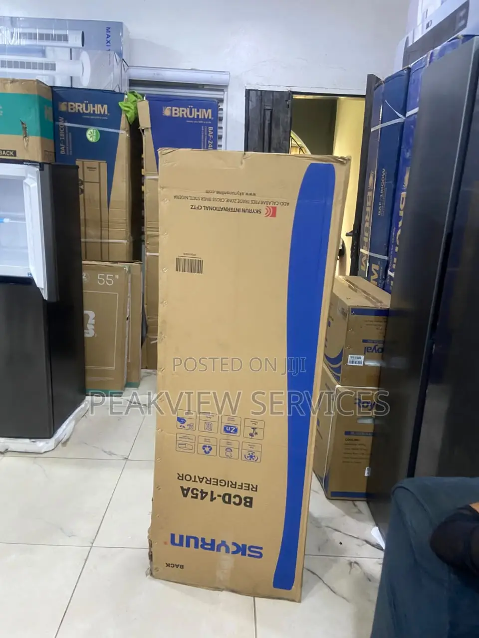 Skyrun Double Door Refrigerator for Kitchen