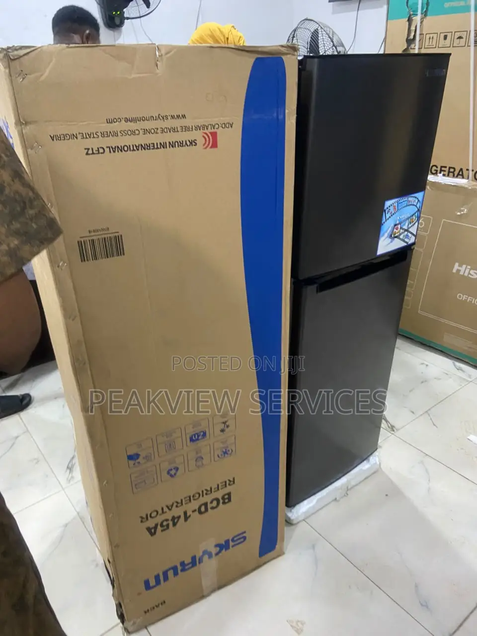 Skyrun Double Door Refrigerator for Kitchen