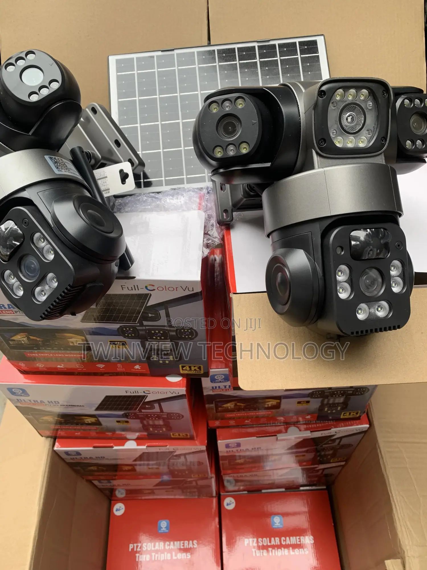 Three Lens 4g Solar Camera